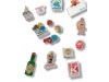 Pins transparentes de metacrilato