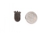 Pins de metal polido