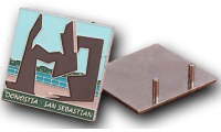 Placas comemorativas lembrana de mesa