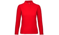 Polo Manga Comprida B&C ID.001 Women 180g