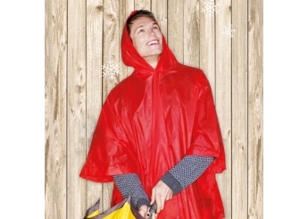 Poncho espesso para impresses de logotipos multicoloridos