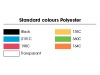 Poncho popular para impresses de logotipo em duas cores