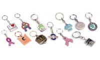 Porta-chaves de metal esmaltado