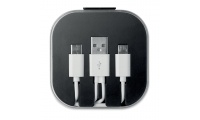 Cabo de carregamento micro USB e tipo C 1A.
