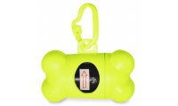 Porta-sacos em forma de osso Fluorescente