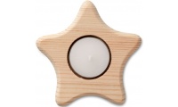 Porta-velas com forma de estrela