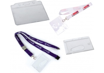 Porta-cartes transparentes