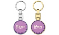 Porta-Chaves com forma personalizada e mecanismo de giro