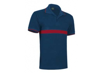 Polo Bicolor manga Curta 220gr/m2 SERVER 3XL