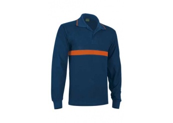 Polo Bicolor Manga Comprida 220gr/m2 SERVER 3XL