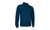 Polo de manga Comprida 220gr/m2 BREDA 3XL Azul