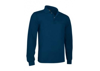 Polo de manga Comprida 220gr/m2 BREDA 3XL Azul