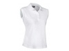 Polo sem mangas 220gr/m2 VEGA Senhora Branco