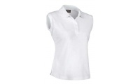 Polo sem mangas 220gr/m2 VEGA Senhora Branco
