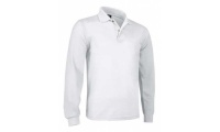Polo de manga Comprida 220gr/m2 PREDATOR Adulto Branca