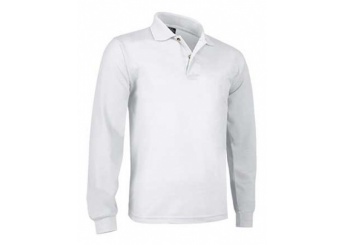 Polo de manga Comprida 220gr/m2 PREDATOR Adulto Branca