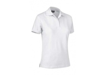 Polo Top 220gr/m2 VALLEY Senhora Branco