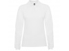 POLO MANGA COMPRIDA SENHORA BRANCO 220gr/m2 ESTRELLA