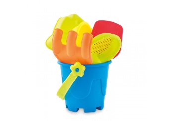 Kit de 6 brinquedos em um balde