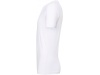 T-shirt com decote redondo unissex Branca 2XL