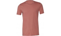 T-shirt com decote redondo unissex Cores