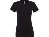 T-shirt com decote redondo