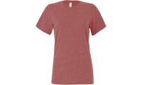 T-shirt com decote redondo Heather