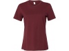 T-shirt com decote redondo