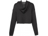 Sweatshirt crop com capuz