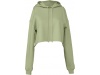 Sweatshirt crop com capuz