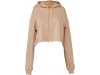 Sweatshirt crop com capuz
