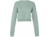 Sweatshirt crop de senhora