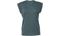 T-shirt Flowy manga enrolada