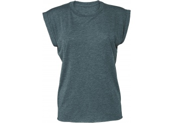 T-shirt Flowy manga enrolada