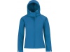 Casaco softshell de senhora com capuz