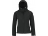Casaco softshell de senhora com capuz