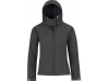 Casaco softshell de senhora com capuz