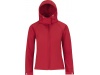 Casaco softshell de senhora com capuz