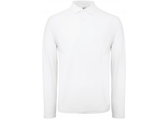 Polo de homem ID.001 manga comprida Branca 3XL