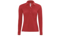 Polo piqu Safran de senhora de manga comprida SAFRAN LSL PURE WOMEN Cor