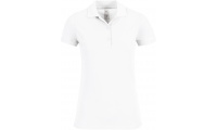 Safran Timeless Polo piqu de senhora Branco