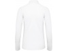 Polo de senhora ID.001 manga comprida Branco