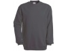 Sweatshirt com mangas direitas