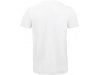 T-shirt Organic Inspire de homem com decote em V Branca