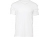 T-shirt Organic Inspire de homem com decote em V Branca