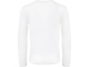 T-shirt Inspire de homem bio de manga comprida Branca
