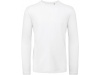 T-shirt Inspire de homem bio de manga comprida Branca
