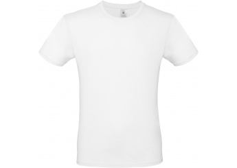 T-shirt de homem #E150 Branca 3XL 4XL 5XL
