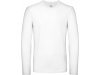 T-shirt de homem de manga comprida #E150 Branca 3XL 4XL