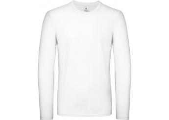 T-shirt de homem de manga comprida #E150 Branca
